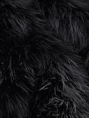 Black Faux Fur Gilet - Image 5 of 5