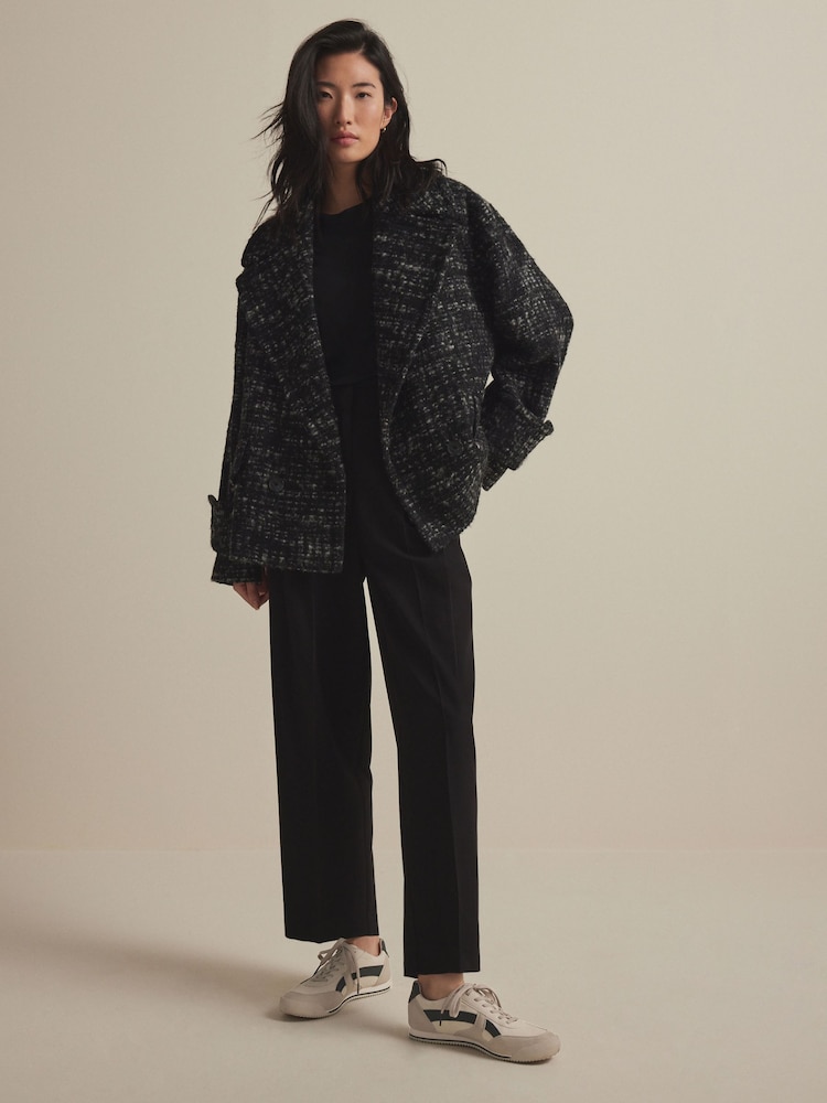 Monochrome Pea Coat - Image 2 of 8
