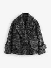 Monochrome Pea Coat - Image 6 of 8