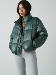Green Shower Resistant Padded Jacket - Image 2 of 11