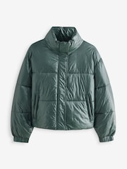 Green Shower Resistant Padded Jacket - Image 7 of 11