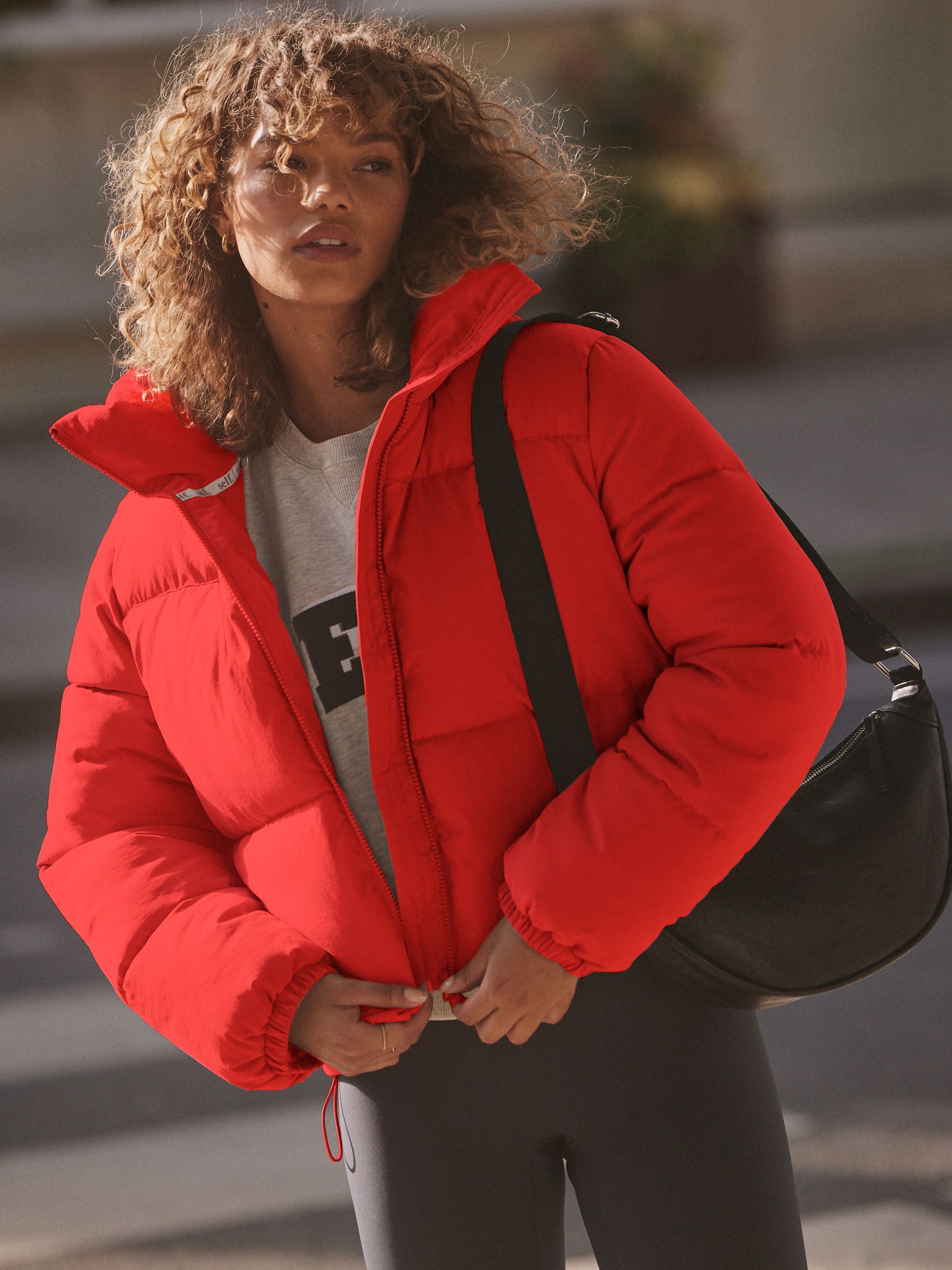 Buy Red Self Padded Jacket from the Next UK online shop
