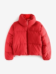 self. Red Self Padded Jacket - Image 6 of 8