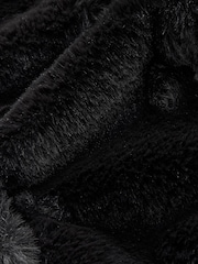 Black Faux Fur Coat - Image 6 of 7