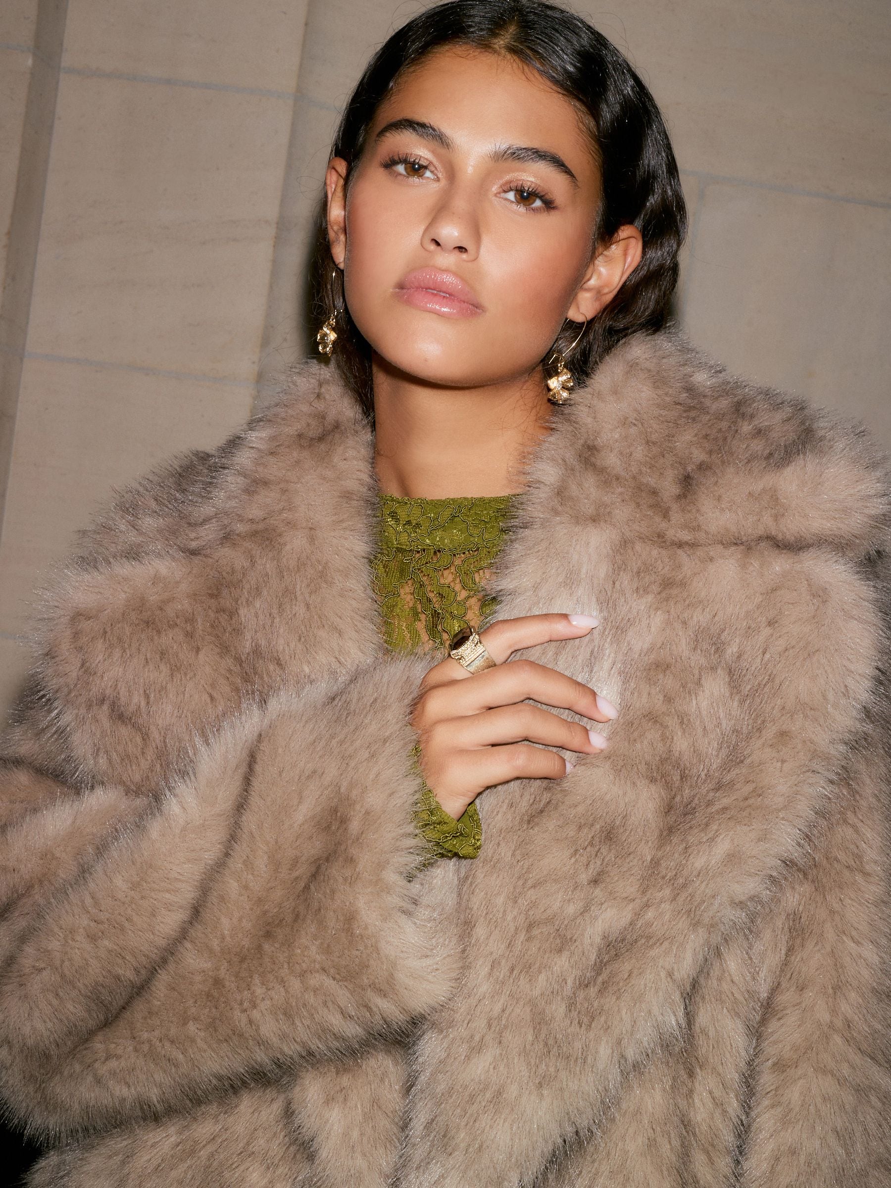 Next fluffy coat discount