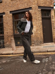 Grey Teddy Borg Aviator Jacket - Image 2 of 8