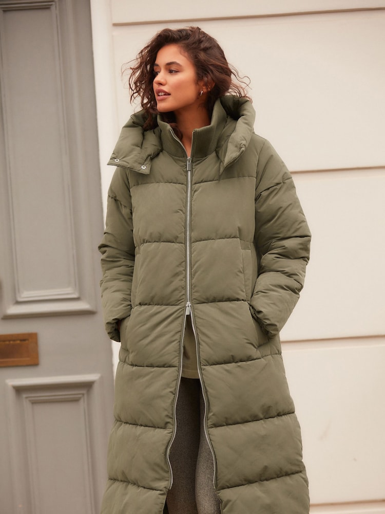 White Stuff Dark Green Padded Coat Buy Khaki Green Shower