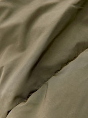 Khaki Green Shower Resistant Padded Hooded Coat - Image 8 of 9
