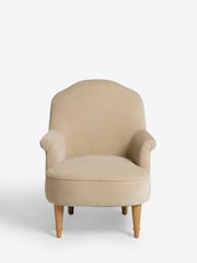 Laura Ashley Baron Chenille Hazelnut Alveston Accent Chair - Image 4 of 8