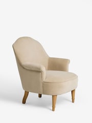 Laura Ashley Baron Chenille Hazelnut Alveston Accent Chair - Image 5 of 8