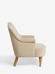 Laura Ashley Baron Chenille Hazelnut Alveston Accent Chair - Image 6 of 8