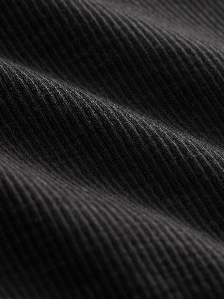 Black Textured Frill Hem Wide Trousers (3mths-7yrs) - Image 5 of 5