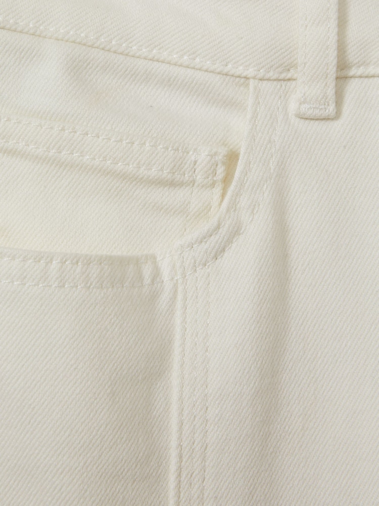Reiss Ecru Juniper Flared Front Seam Jeans - Image 5 of 5