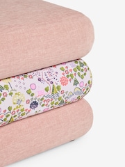 Cath Kidston Rose Thread Pink Chenille with Tiny Town Mallow Storage Ottoman - Image 7 of 8