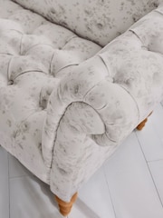 Shabby Chic by Rachel Ashwell® Dutchess Blossom Natural Delilah Loveseat Sofa Accent Chair - Image 2 of 7