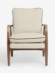 Rockett St George Natural Weave Signature Accent Chair - Image 6 of 10