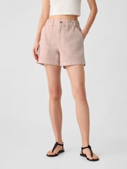 Gap Pink High Waisted Utility Shorts - Image 1 of 5