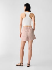 Gap Pink High Waisted Utility Shorts - Image 2 of 5
