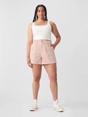 Gap Pink High Waisted Utility Shorts - Image 4 of 5