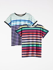 Love & Roses 2er-Pack Jersey-T-Shirts mit Rundhalsausschnitt (5-16 Jahre) - Bild 6 von 7