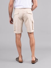 Коричневые шорты из 100% хлопка в стиле милитари Lakeland Clothing Lance - Изображение 3 из 4