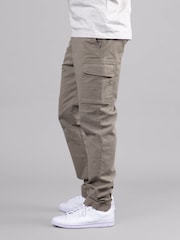 Lakeland Clothing Khaki Rafe 100% Cotton Cargo Trousers - Image 2 of 5