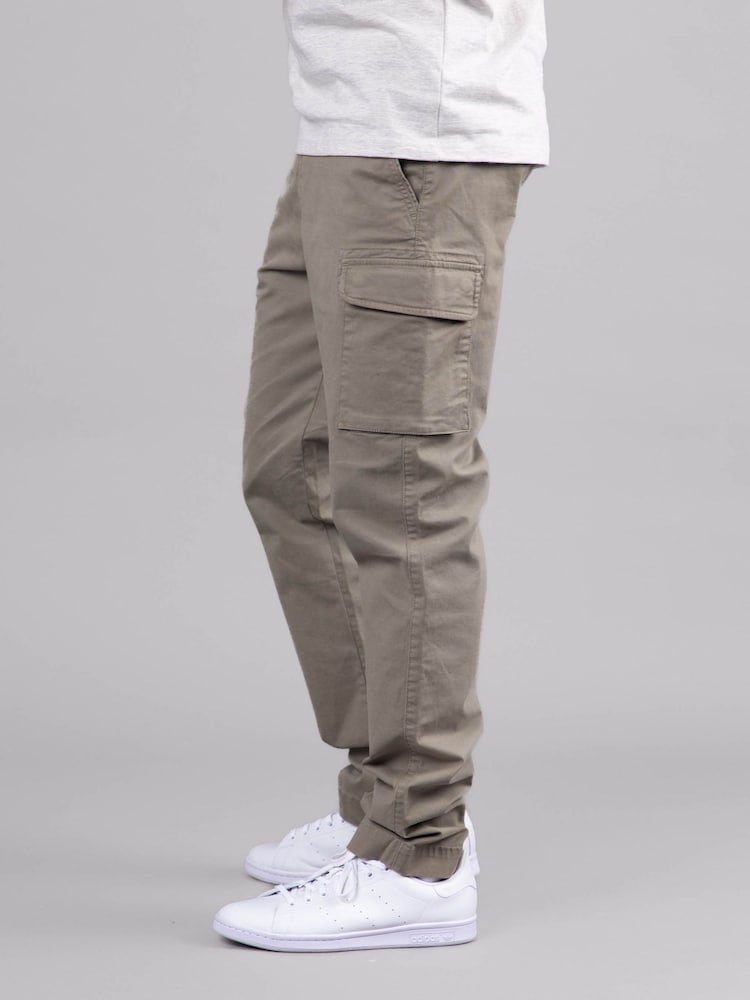 Lakeland Clothing Khaki Rafe 100% Cotton Cargo Trousers - Image 2 of 5