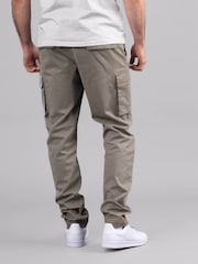 Lakeland Clothing Khaki Rafe 100% Cotton Cargo Trousers - Image 3 of 5