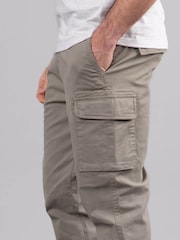 Lakeland Clothing Khaki Rafe 100% Cotton Cargo Trousers - Image 5 of 5