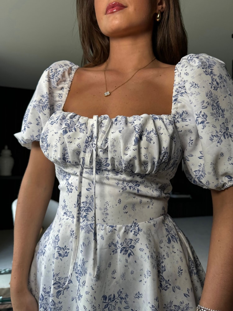 Girl In Mind White White Jemima Square Neck Top - Image 4 of 4