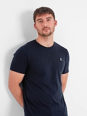 Tog 24 Blue Mens 100% Cotton Hilston T-Shirt - Image 3 of 6