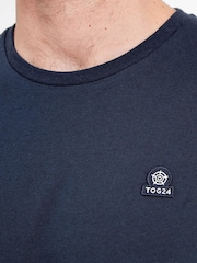 Tog 24 Blue Mens 100% Cotton Hilston T-Shirt - Image 5 of 6