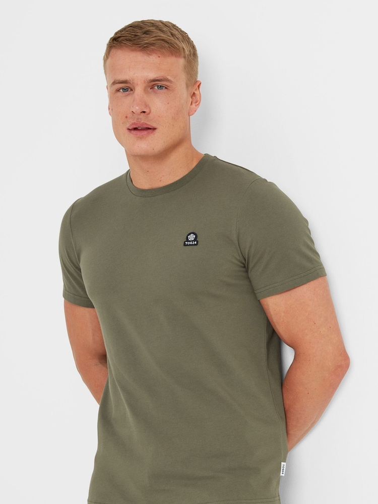 Tog 24 Green Mens 100% Cotton Hilston T-Shirt - Image 1 of 6