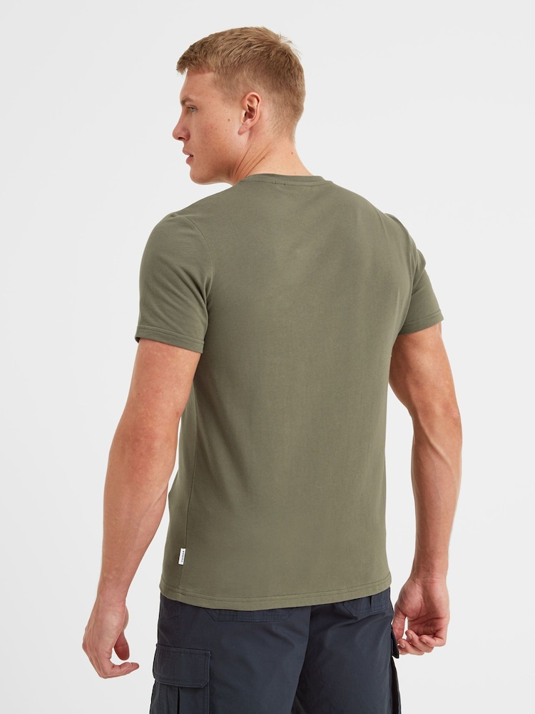 Tog 24 Green Mens 100% Cotton Hilston T-Shirt - Image 2 of 6
