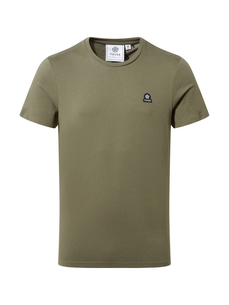 Tog 24 Green Mens 100% Cotton Hilston T-Shirt - Image 6 of 6