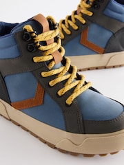 Blue Wide Fit (G) Cleated High Top Boots - Image 2 of 6