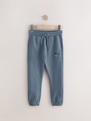 Blue Controller 100% Cotton Slim Side Rib Joggers (3-16yrs) - Image 1 of 4