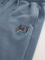 Blue Controller 100% Cotton Slim Side Rib Joggers (3-16yrs) - Image 4 of 4