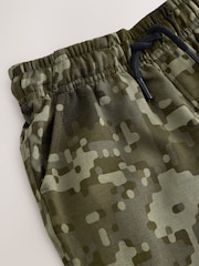 Green Camouflage Regular Fit Cargo Cotton-Rich Joggers (3-16yrs) - Image 3 of 4
