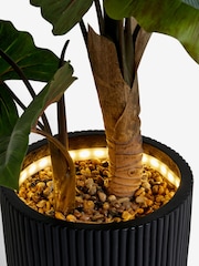 Green Large Artificial Light Up Alocasia Plant - Image 5 of 5