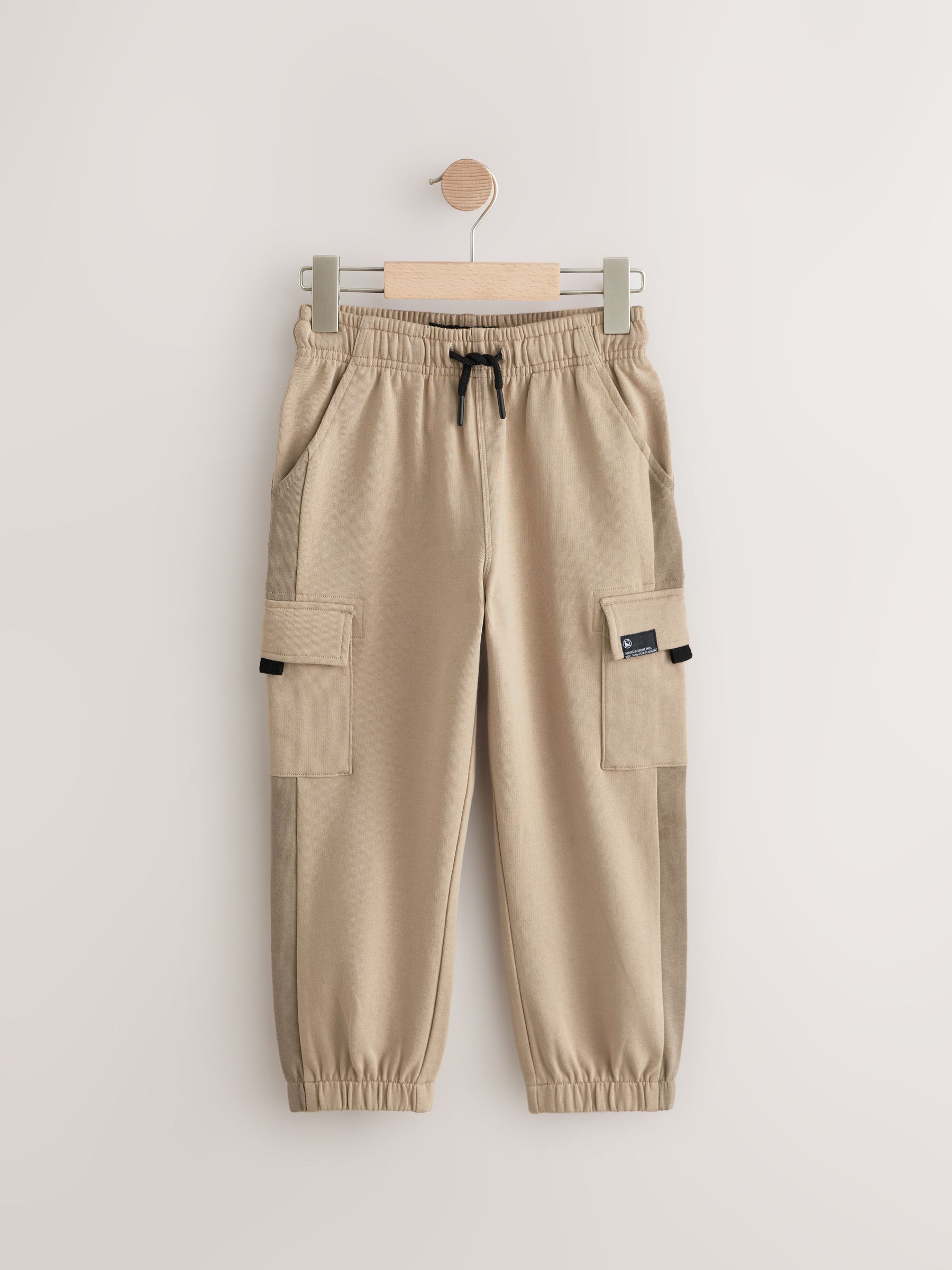 Stone Regular Fit Cargo Cotton-Rich Joggers (3-16yrs)