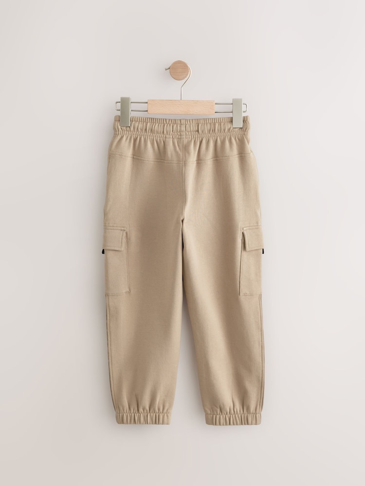 Stone Regular Fit Cargo Cotton-Rich Joggers (3-16yrs) - Image 2 of 4