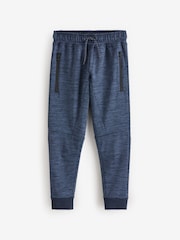 Črna/mornarsko modra - ozek kroj Sporty lahke hlače za prosti čas 2 Pack (3-16yrs) - Slika 2 iz 5