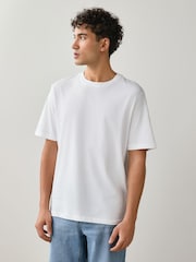 Vit - Vanlig passform - Essential T-shirt i bomull 6 förpackning - Bild 2 av 8