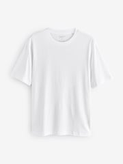 Vit - Vanlig passform - Essential T-shirt i bomull 6 förpackning - Bild 6 av 8
