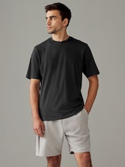 Black Regular Fit Essential Cotton T-Shirts 6 Pack - Image 2 of 8