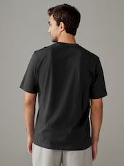 Black Regular Fit Essential Cotton T-Shirts 6 Pack - Image 4 of 8