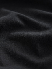 Black Regular Fit Essential Cotton T-Shirts 6 Pack - Image 8 of 8