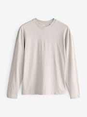 Blue/Green/Purple/Pink/Neutral Relaxed Fit Regular Fit Long Sleeve 100% Cotton T-Shirts 5 Pack - Image 11 of 16