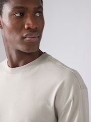 Blue/Green/Purple/Pink/Neutral Relaxed Fit Regular Fit Long Sleeve 100% Cotton T-Shirts 5 Pack - Image 9 of 16